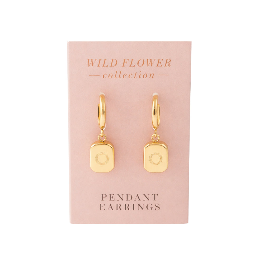 K&Co. Wild Flower Collection Pendant Earrings - DAISY